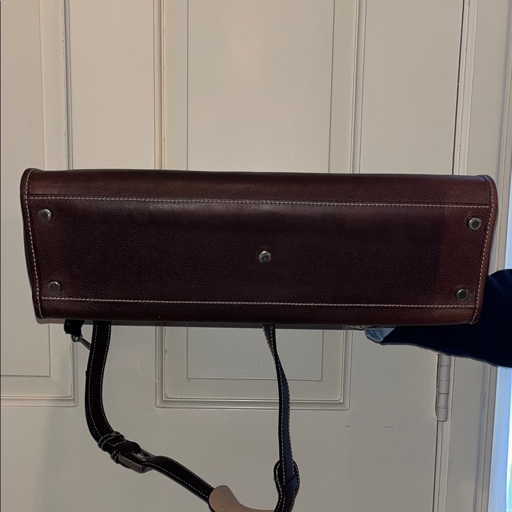 Cole Haan Brown Leather Briefcase - Picture 10 of 10
